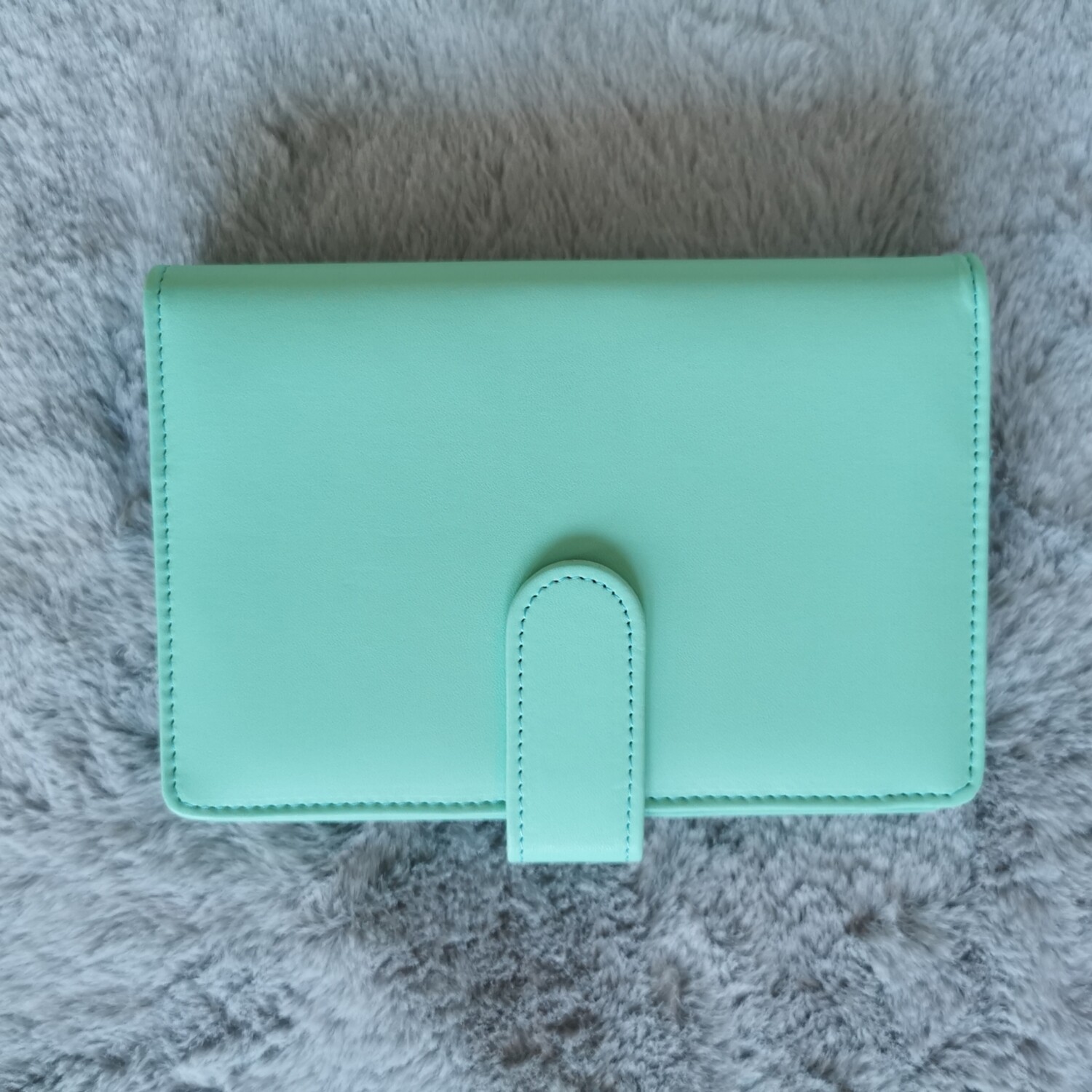 A6 Personalised Binder (includes 4 money wallets) , Color of Binder: Mint Green