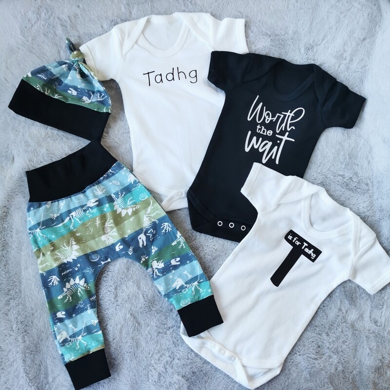 New Baby Gift Box | Personalised Baby Hamper - Dino
