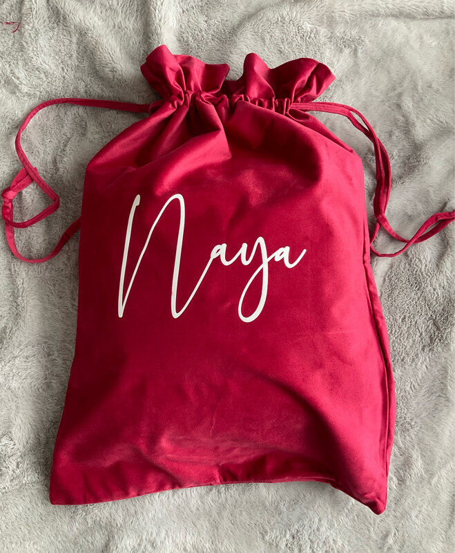 Velvet Santa Sack