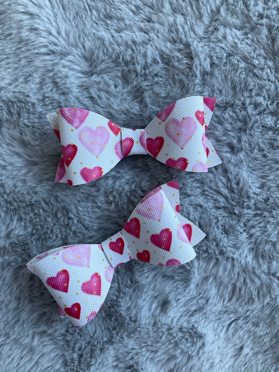 Faux Leather Bow Set 10