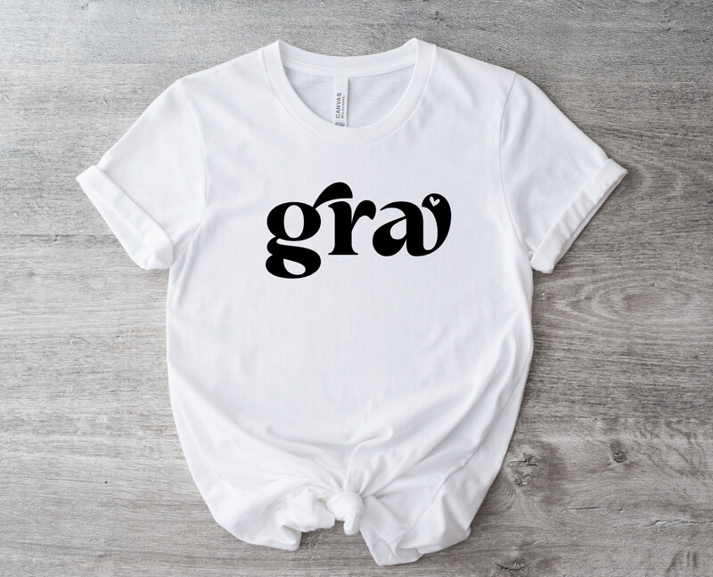 GRÁ - Iron On Decal / Transfer
