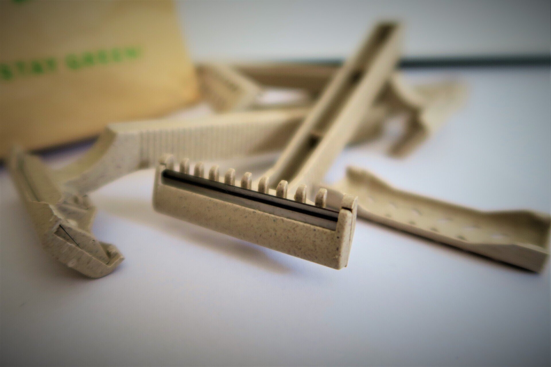 BIO PLA NATURE BLADE Einmalrasierer biologisch abbaubar 100 Stück