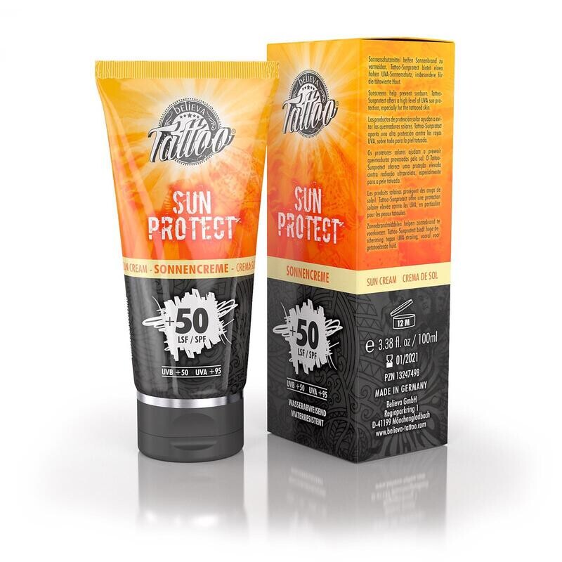 Tattoo Sunprotect Sonnencreme 100ml Believa Tattoo Tattoo Sunprotect Sonnencreme 100ml Believa Tattoo