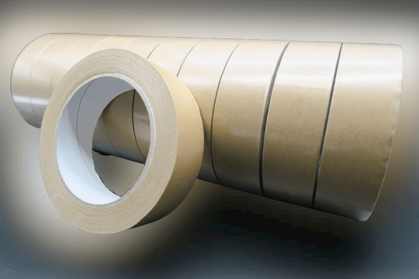 Kreppklebeband Beige/Braun 19mm/30mm 50m je Rolle