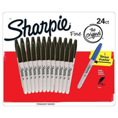 Sharpie Fine Point Marker schwarz 24+1 Sharpie Fine Point Marker schwarz 24+1
