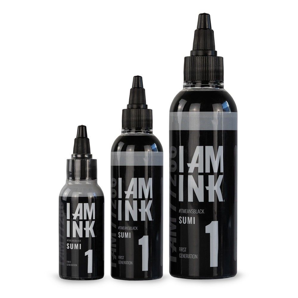 I AM INK® First Generation Nr. 1 Sumi Tattoofarbe