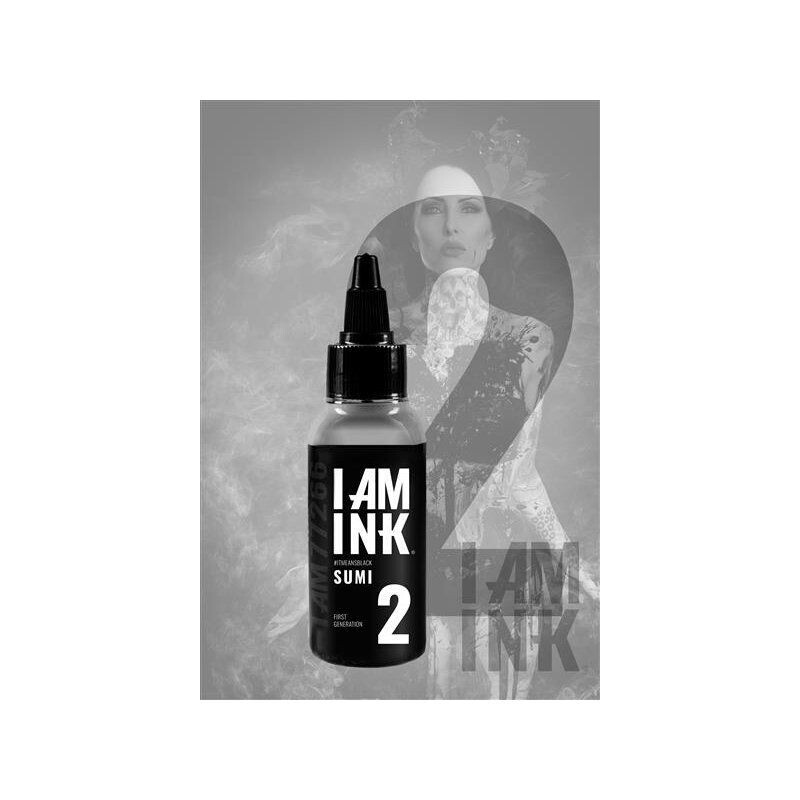 I AM INK® First Generation Nr. 2 Sumi Tattoofarbe I AM INK® First Generation Nr. 2 Sumi Tattoofarbe