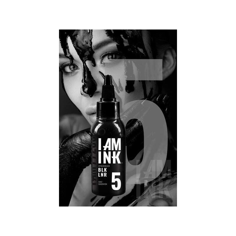 I AM INK® First Generation Nr. 5 BLK LNR Tattoofarbe I AM INK® First Generation Nr. 5 BLK LNR Tattoofarbe
