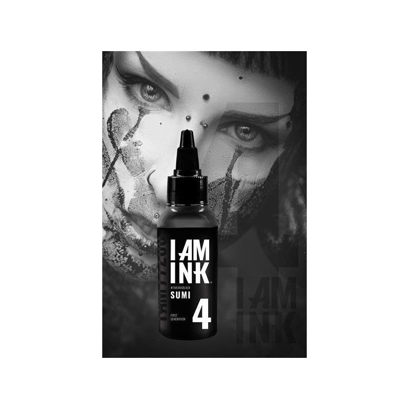 I AM INK® First Generation Nr. 4 Sumi Tattoofarbe I AM INK® First Generation Nr. 4 Sumi Tattoofarbe