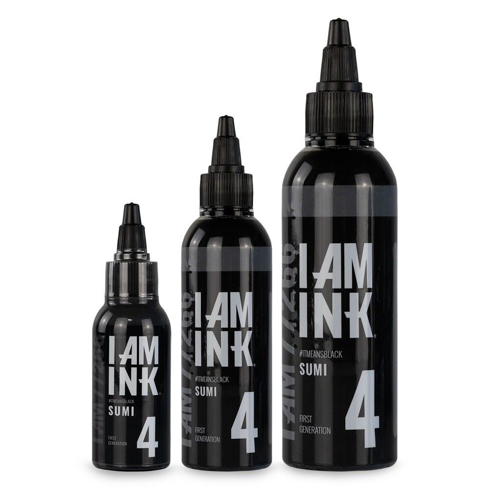 I AM INK® First Generation Nr. 4 Sumi Tattoofarbe