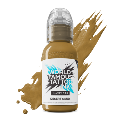 World Famous Limitless Tattoo Ink - Desert Sand 30ml