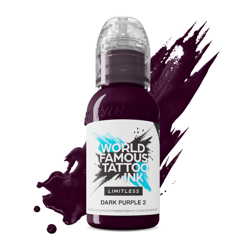 World Famous Limitless Tattoofarbe - Dark Purple 2 30ml World Famous Limitless Tattoofarbe - Dark Purple 2 30ml