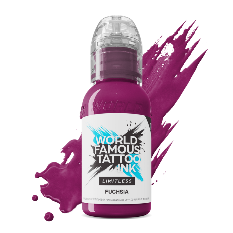 World Famous Limitless Tattoo Ink - Fuchsia 30 ml