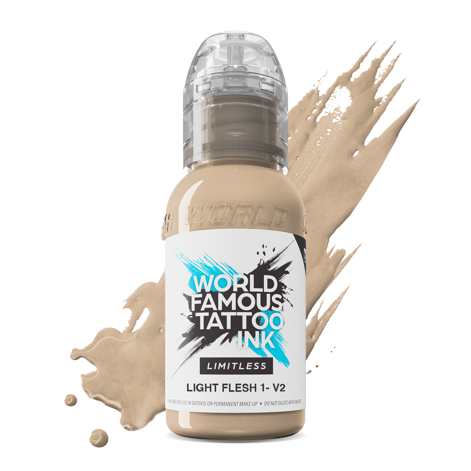 World Famous Limitless Tattoo Ink - Light Flesh 1 v2 30 ml