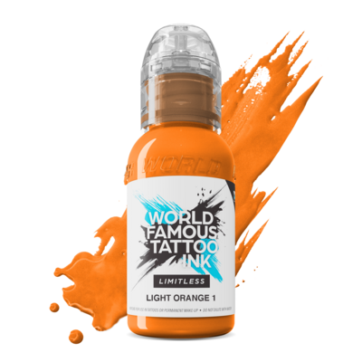 World Famous Limitless Tattoofarbe - Light Orange 1 30ml