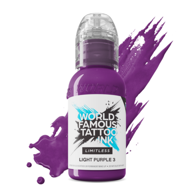 World Famous Limitless Tattoo Ink - Light Purple 3 30 ml