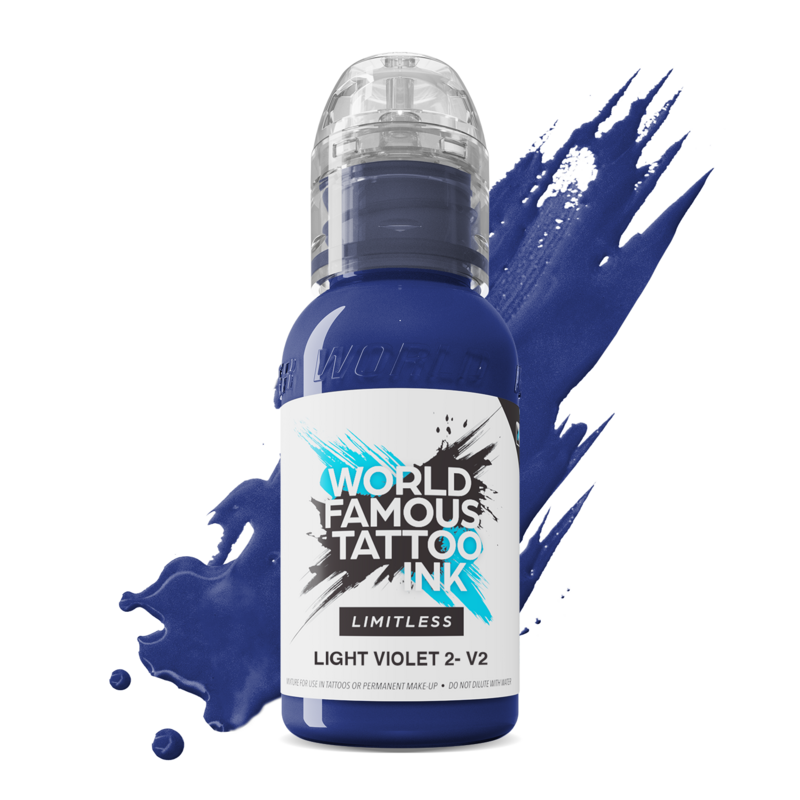 World Famous Limitless Tattoo Ink - Light Violet 2 v2 30 ml World Famous Limitless Tattoo Ink - Light Violet 2 v2 30 ml