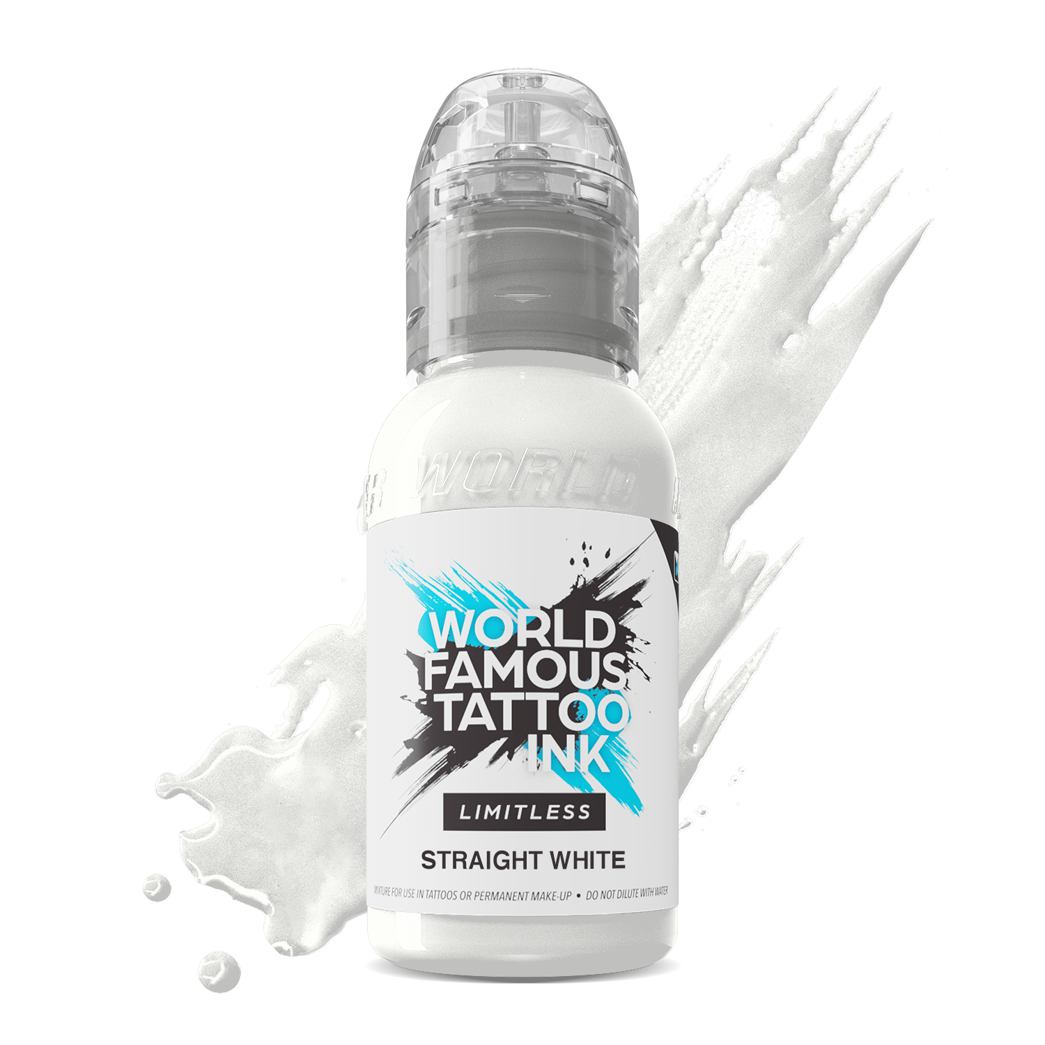 World Famous Limitless Tattoofarbe - Straight White