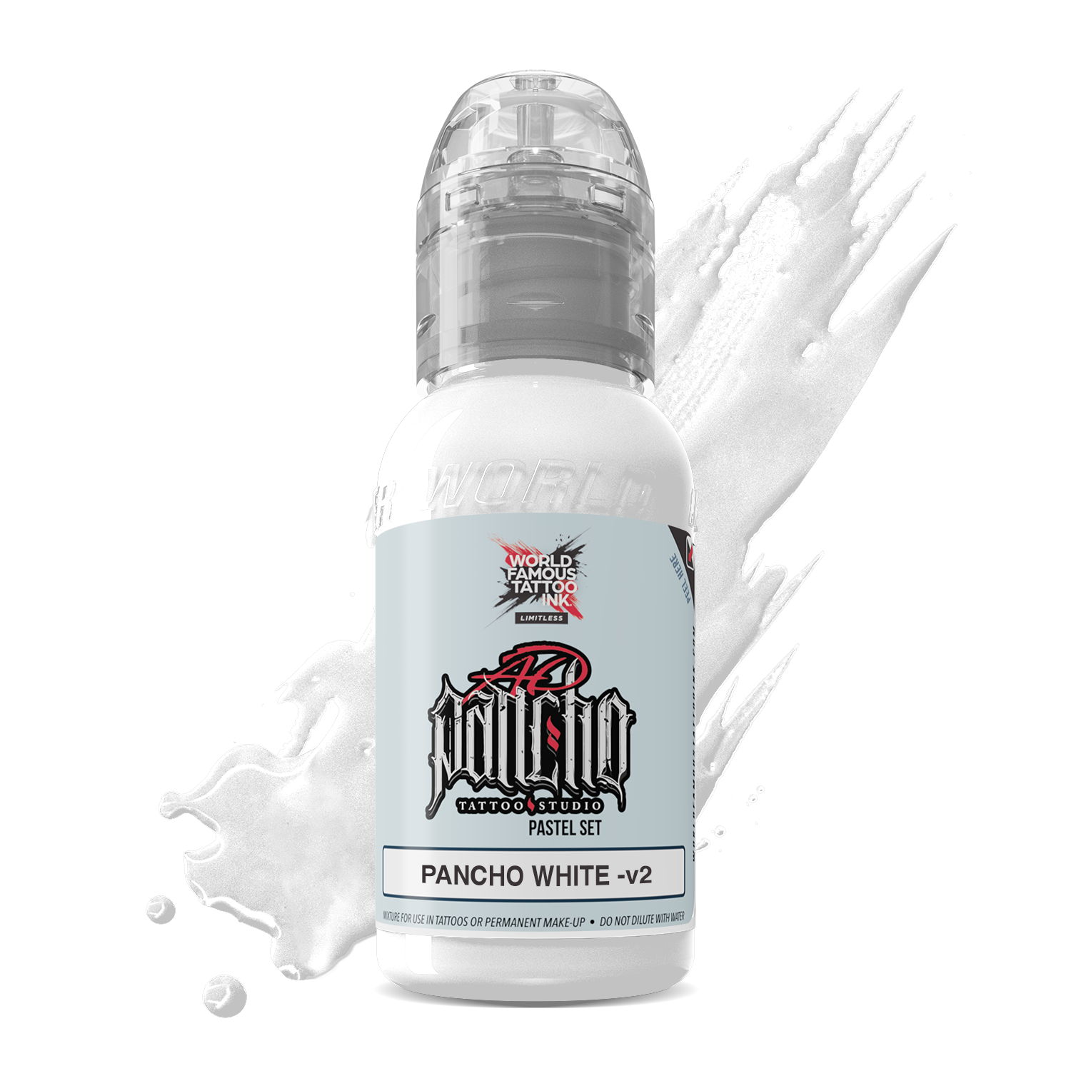 World Famous Limitless Tattoofarbe - Pancho White v2 30ml