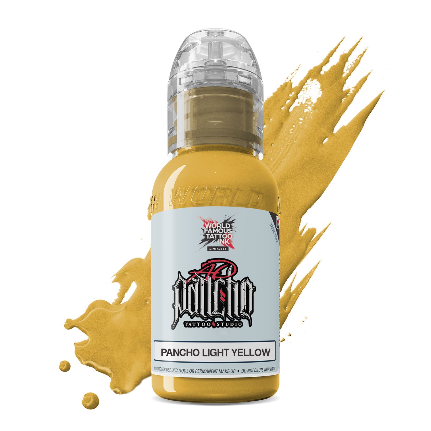 World Famous Limitless Tattoo Ink - Pancho Light Yellow 30 ml
