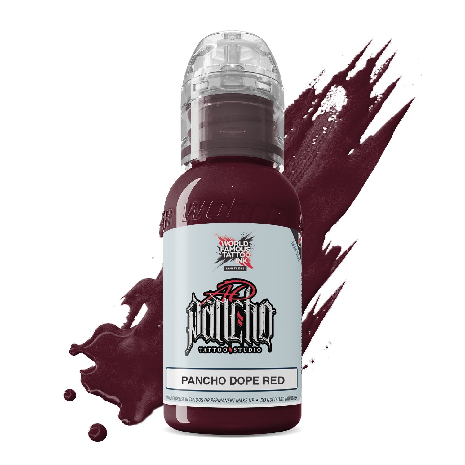 World Famous Limitless Tattoo Ink - Pancho Dope Red 30 ml