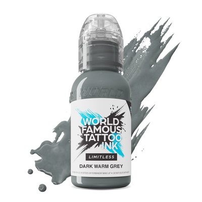 World Famous Limitless Tattoo Ink - Dark Warm Grey 30 ml