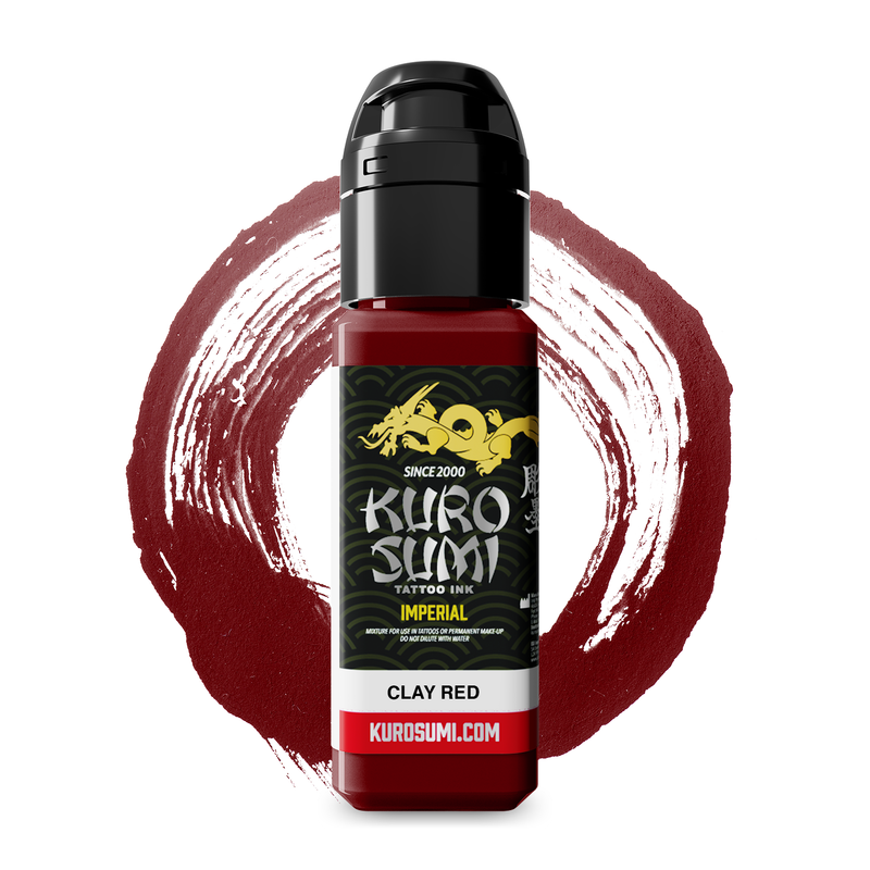 Kuro Sumi Imperial Tattoo Ink - Clay Red 22 ml Kuro Sumi Imperial Tattoo Ink - Clay Red 22 ml