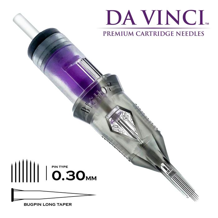 Da Vinci V2 - 0,30mm Curved Magnum Bugpin- Long Taper (CMLT) - 20 Stück je Packung