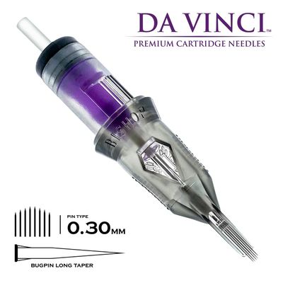 Da Vinci V2 - 0,30mm Curved Magnum Bugpin- Long Taper (CMLT) - 20 Stück je Packung Da Vinci V2 - 0,30mm Curved Magnum Bugpin- Long Taper (CMLT) - 20 Stück je Packung