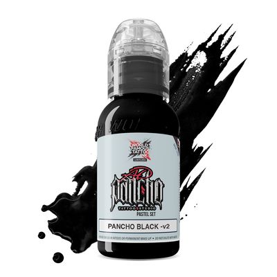 World Famous Limitless Tattoofarbe - Pancho Black v2 30ml