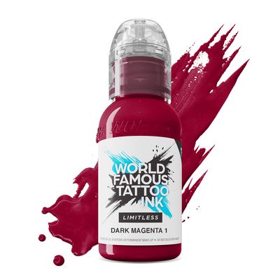 World Famous Limitless Tattoofarbe - Dark Magenta 1 30ml