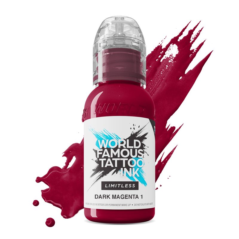 World Famous Limitless Tattoofarbe - Dark Magenta 1 30ml