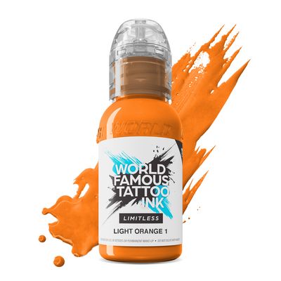 World Famous Limitless Tattoofarbe - Light Orange 1 30ml World Famous Limitless Tattoofarbe - Light Orange 1 30ml