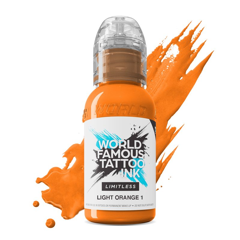 World Famous Limitless Tattoofarbe - Light Orange 1 30ml