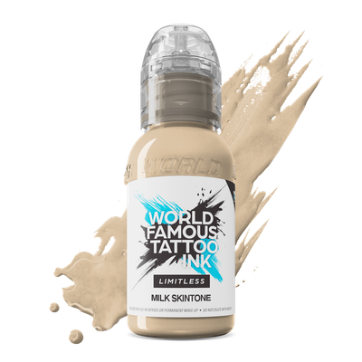 World Famous Limitless Tattoo Ink - Milk Skintone 30 ml
