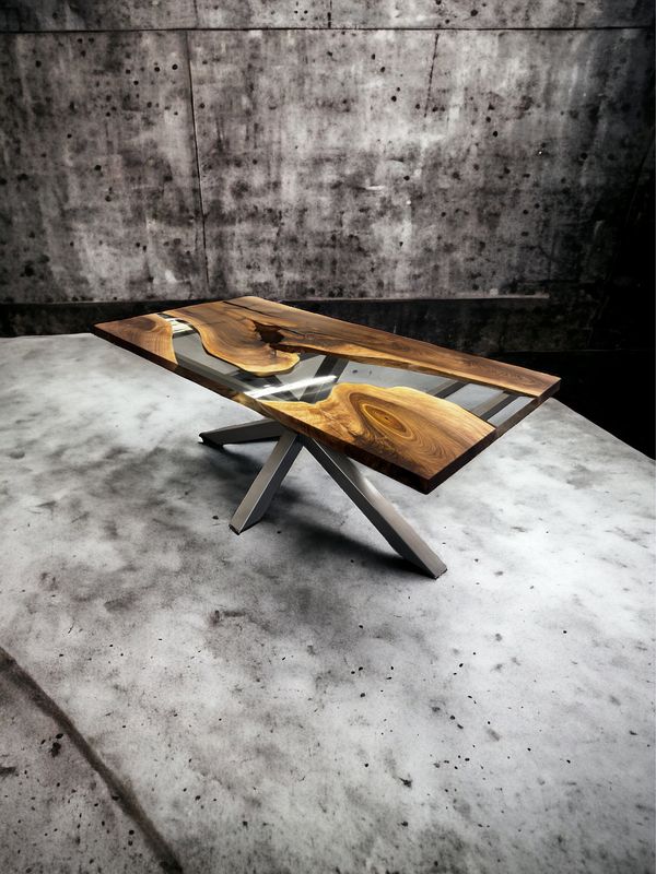 Nussbaum Epoxidharztisch 180x90