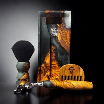 Rasierer mit Gillette Aufnahme