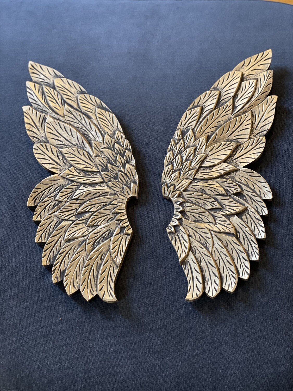 Déco Murale 2 Ailes Ange Gardien ​46 x 18 cm