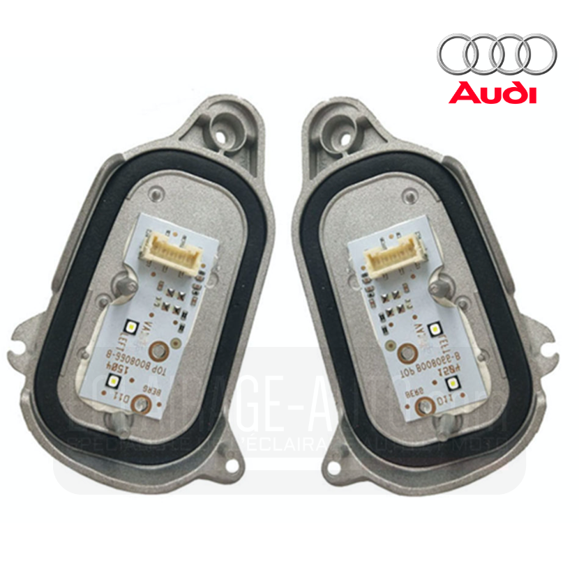 2 Modules Led D'origine 8R0941475B 8R0941476B Feux de jour et Position Pour Audi Q3 et Q5