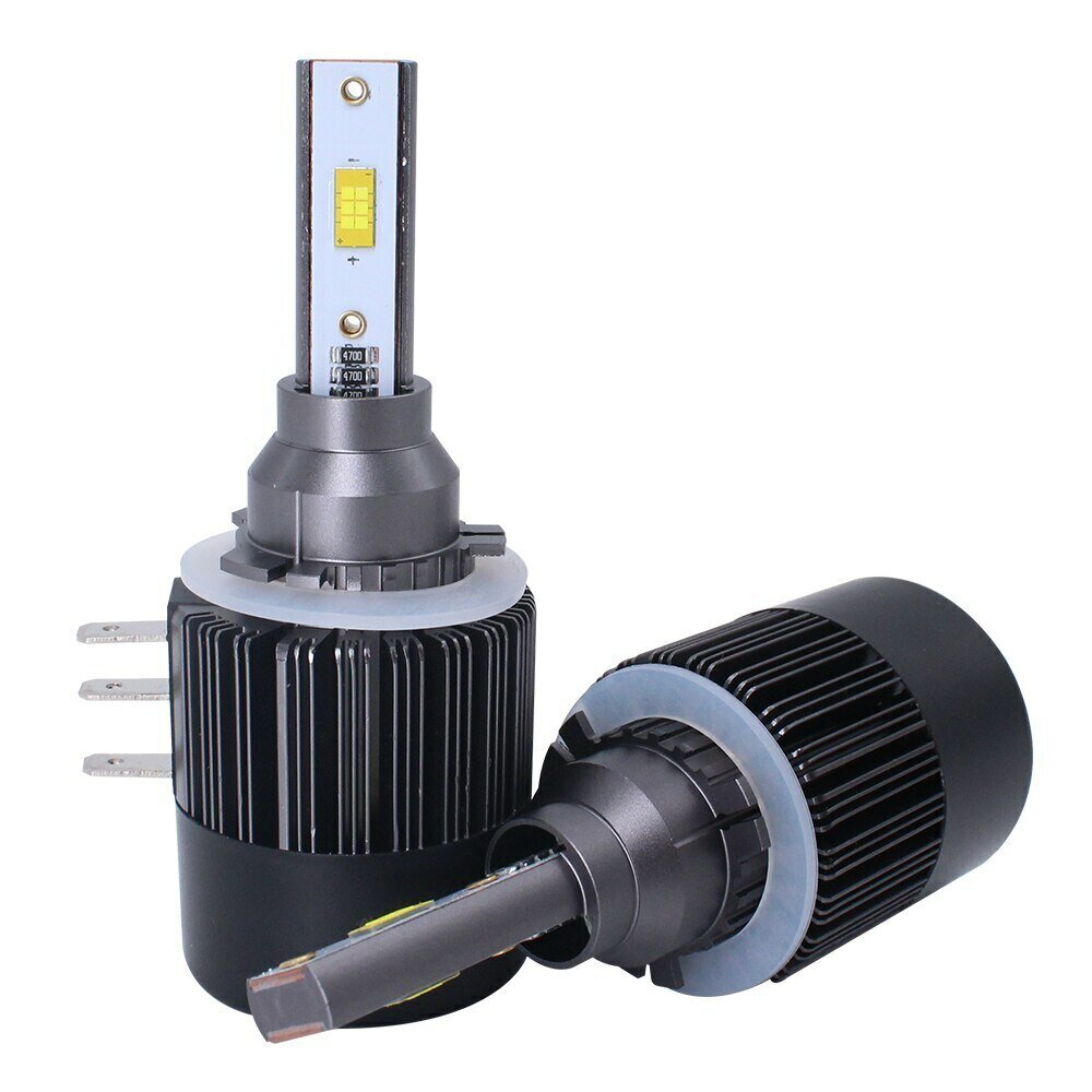 Kit DE 2 AMPOULES LED VENTILEE H15 16000LM POUR AUTO