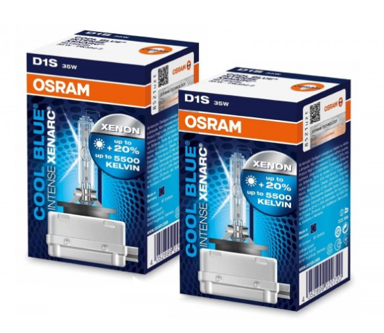 2 Ampoules Xénon D1S Osram Xenarc Cool Blue Intense 5500K