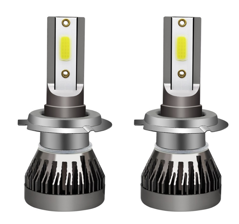 Kit DE 2 AMPOULES LED H7 5000LM POUR AUTO MOTO ET CAMION TAILLE XXS