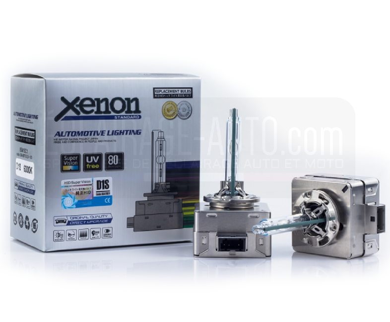 2 AMPOULES XÉNON D1S D2S D3S D4S 12V 35W 5500K CBI - 4500 LM 2 AMPOULES XÉNON D1S D2S D3S D4S 12V 35W 5500K CBI - 4500 LM