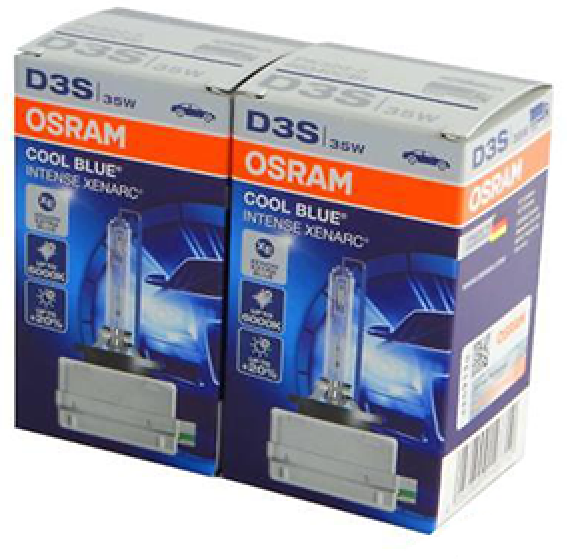 2 Ampoules Xénon D3S Osram Xenarc Cool Blue Intense 6000K