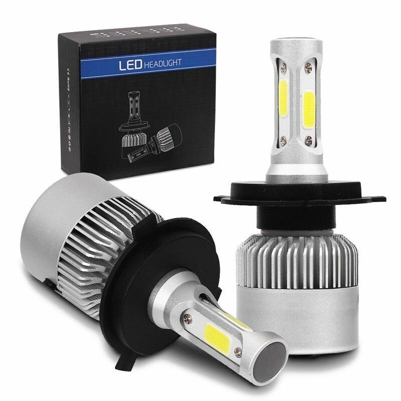 Kit DE 2 AMPOULES LED VENTILEE HS1 8000LM POUR AUTO MOTO ET CAMION