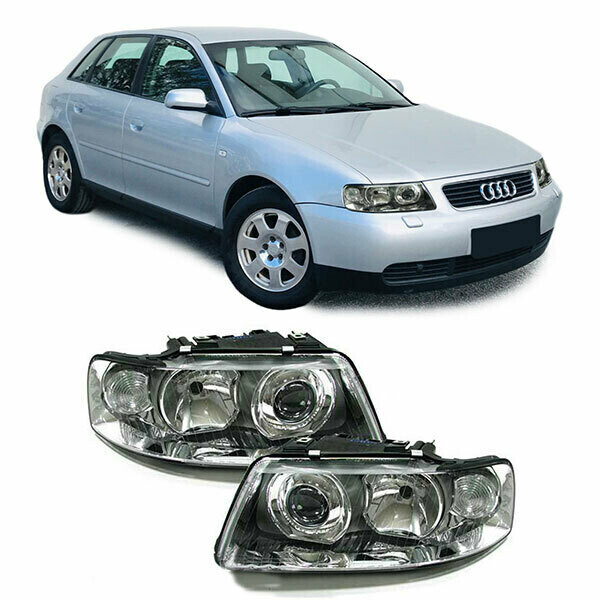 Paire de phares avant pour Audi A3 2000 - 2003
