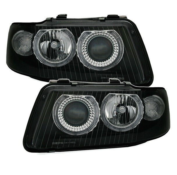 Paire de phares Angel Eyes pour Audi A3 8L 2000 - 2003