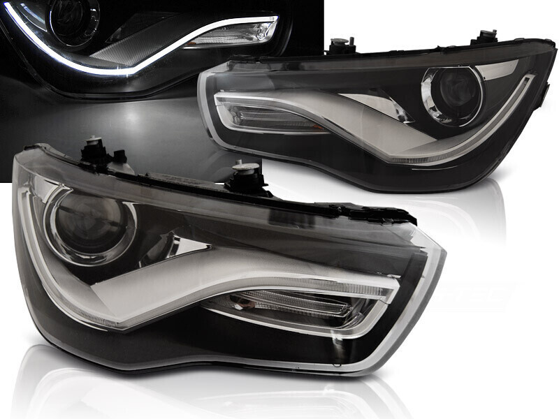 Phares avant LED pour AUDI A1 2010-2015 Look Xénon