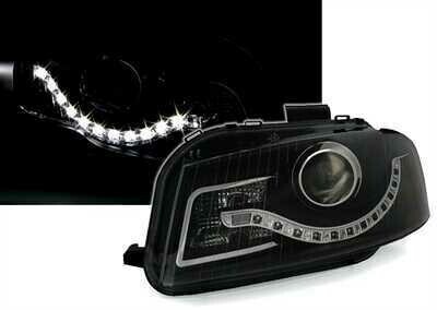 Paire de phares avant Devil Eyes LED pour Audi A3 8P 2003 - 2008