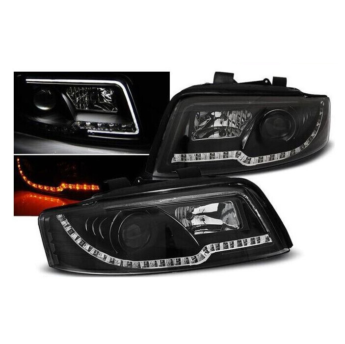 Paire de phares avant à LED pour Audi A4 B6 2000 - 2004